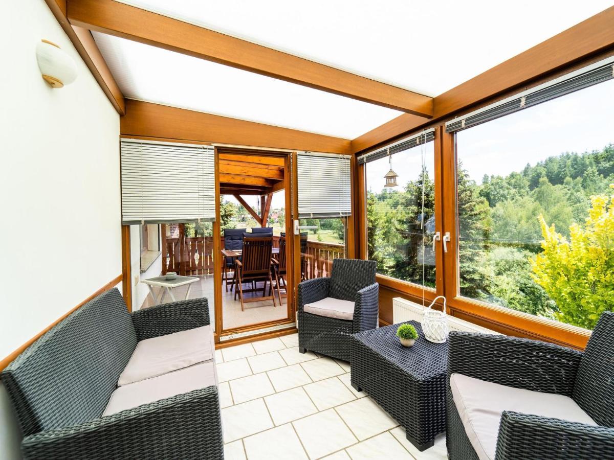 Detached bungalow in Güntersberge in the Harz Mountains with balcony&sunroom Harzgerode Exterior foto