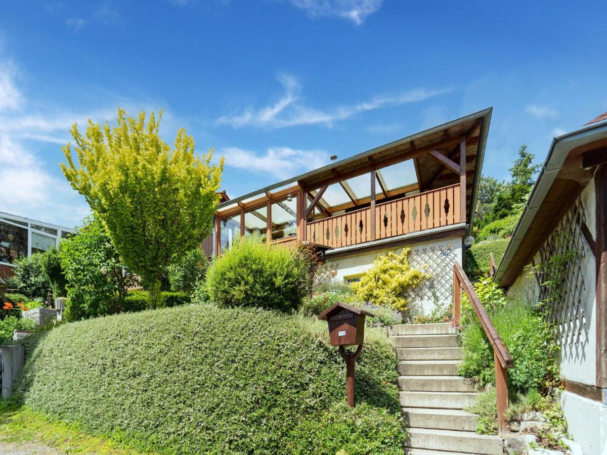 Detached bungalow in Güntersberge in the Harz Mountains with balcony&sunroom Harzgerode Exterior foto