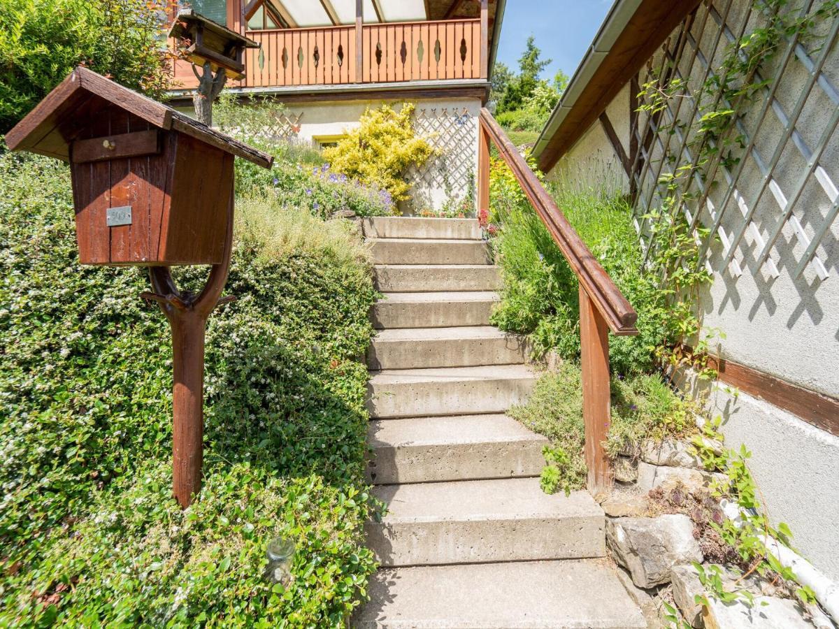 Detached bungalow in Güntersberge in the Harz Mountains with balcony&sunroom Harzgerode Exterior foto